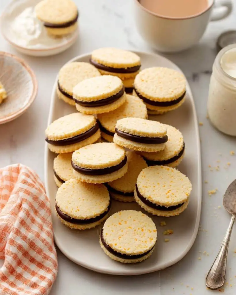 Chocolate Orange Sandwich Cookies Recipe