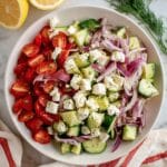 Cucumber Tomato and Feta Salad Recipe