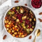 Air Fryer Roasted Vegetable Medley with Pecan and Pomegranate Recipe