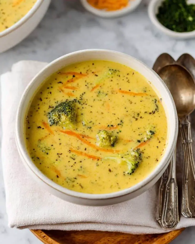 Easy Broccoli Cheese Soup Recipe
