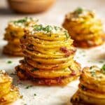 Crispy Cacio e Pepe Roasted Potato Stacks Recipe