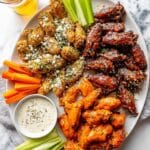 Super Crispy Air Fryer Chicken Wings (3 Ways) Recipe
