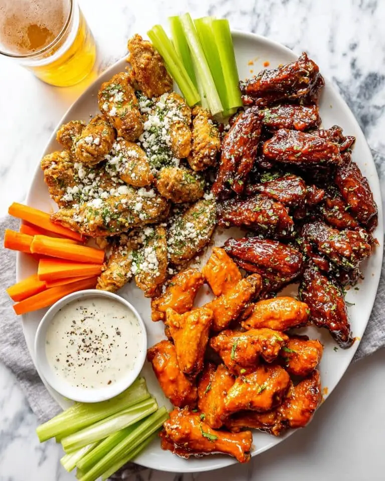 Super Crispy Air Fryer Chicken Wings (3 Ways) Recipe