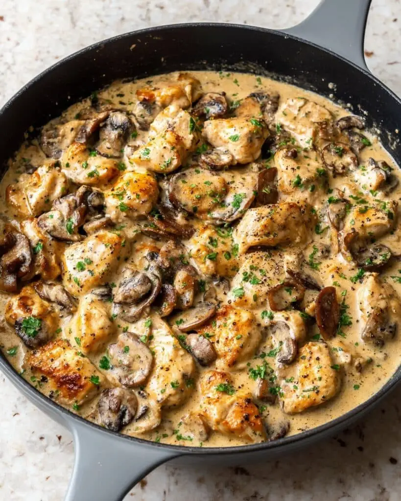 Creamy Chicken Stroganoff Recipe