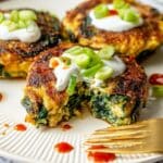 Spinach and Cheese Potato Pancakes Recipe