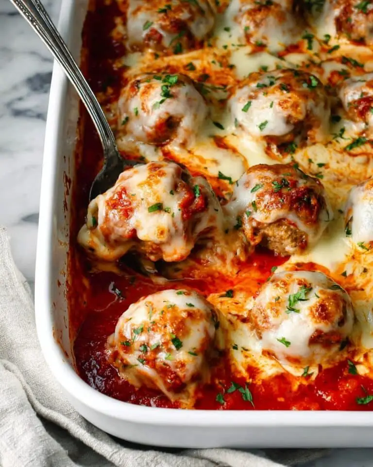 Baked Meatballs Casserole Recipe