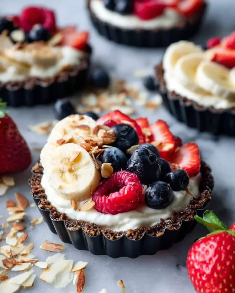 Mini Fruit Tarts with Greek Yogurt (Gluten-Free) Recipe