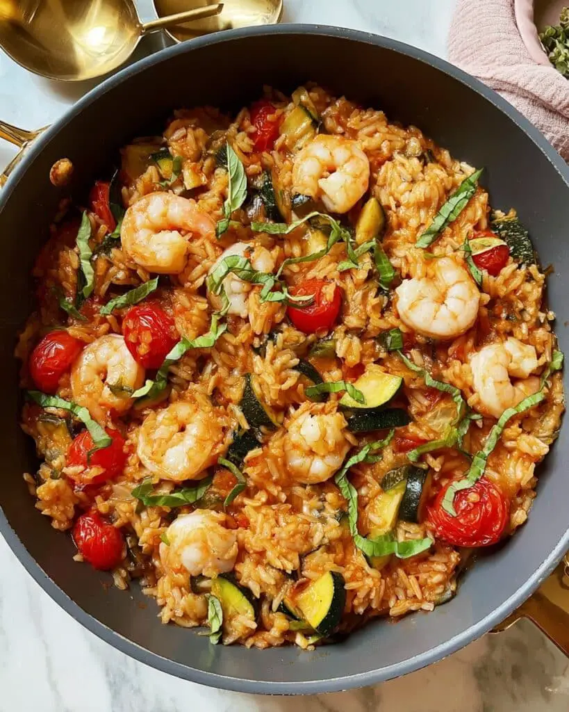 Shrimp and Rice Skillet Recipe