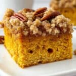 Pumpkin Coffee Cake with Pecan Cinnamon Topping Recipe