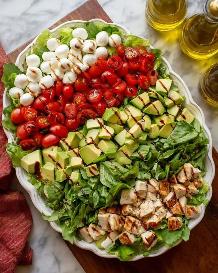Grilled Chicken Caprese Salad with Balsamic Vinaigrette Recipe