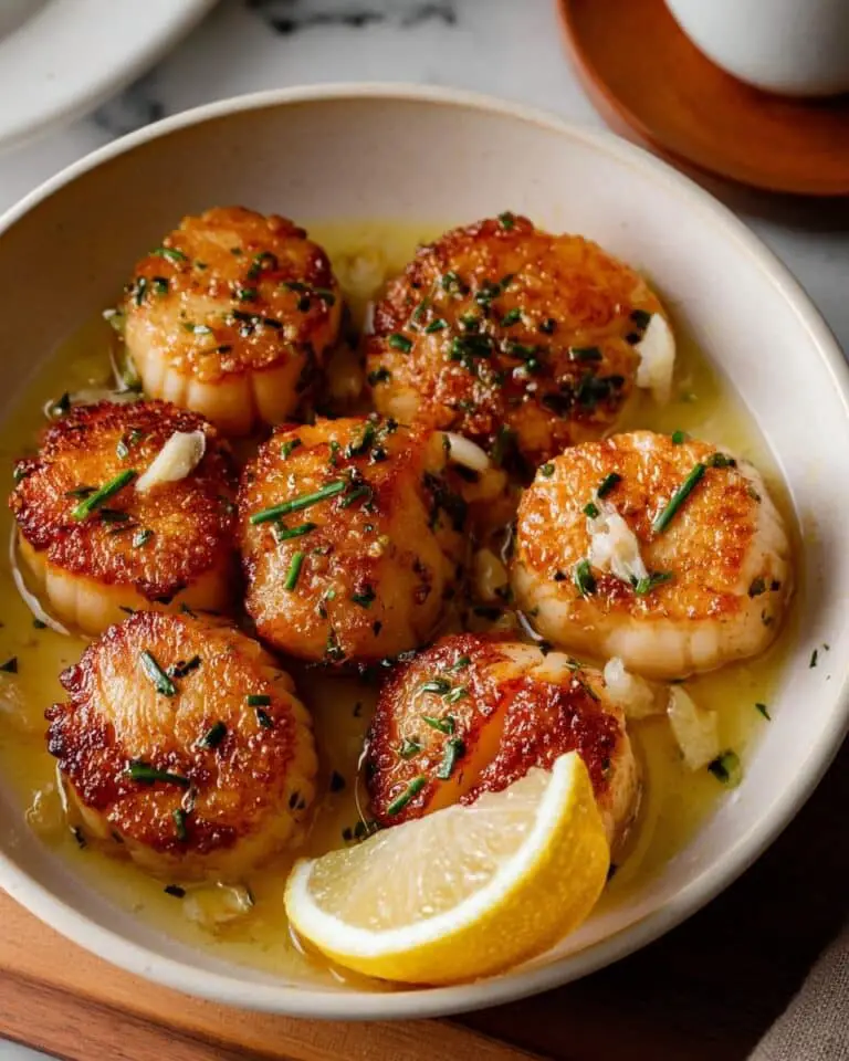 Cast Iron Seared Scallops Recipe