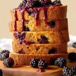 Blackberry Banana Bread (Gluten-Free and Refined Sugar Free!) Recipe