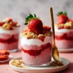 Strawberries & Cream Chia Pudding Recipe