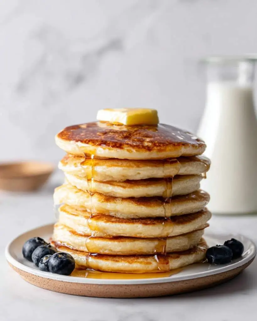 Eggless Whole Wheat Pancakes Recipe