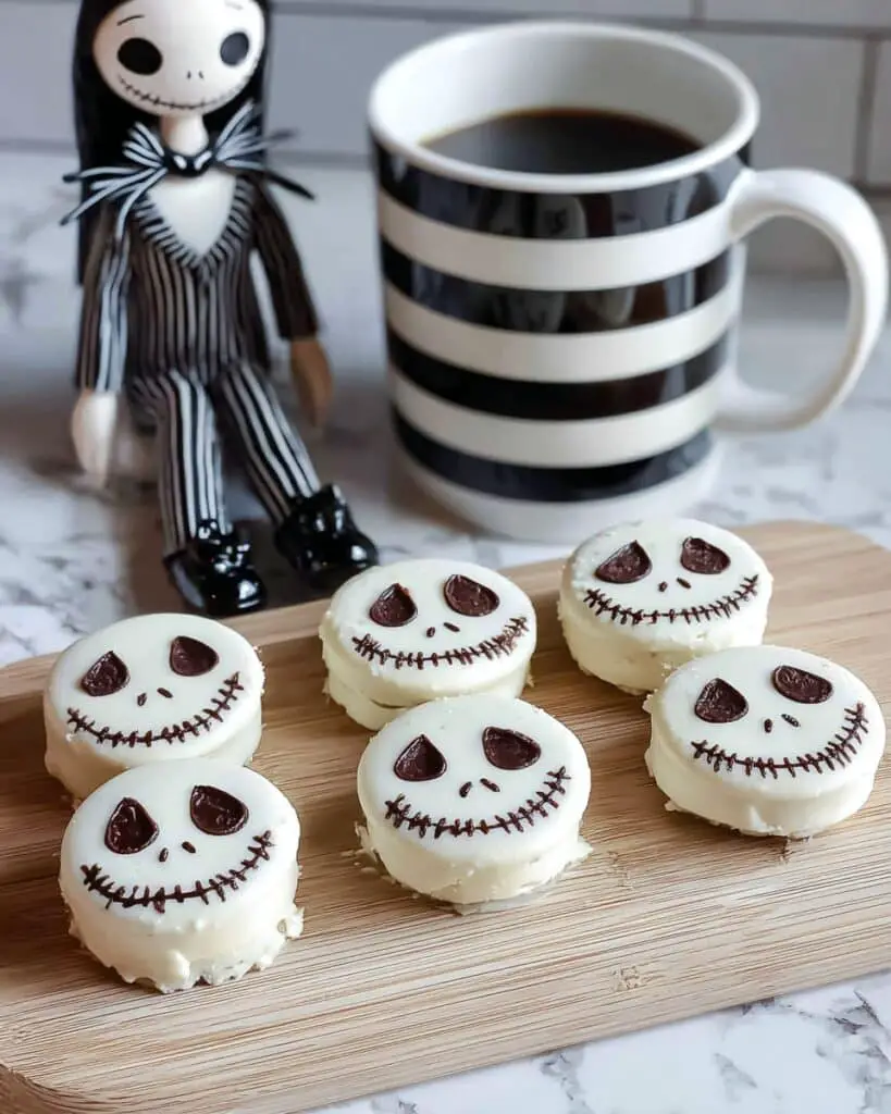 Halloween Jack Skellington Cookies with Oreos Recipe