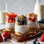 Berry Cheesecake Overnight Oats Recipe