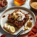 Chai Spice Baked Oatmeal with Pecan Crumble Recipe