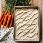 Browned Butter Cream Cheese Frosted Carrot Cake with Sourdough Discard Recipe
