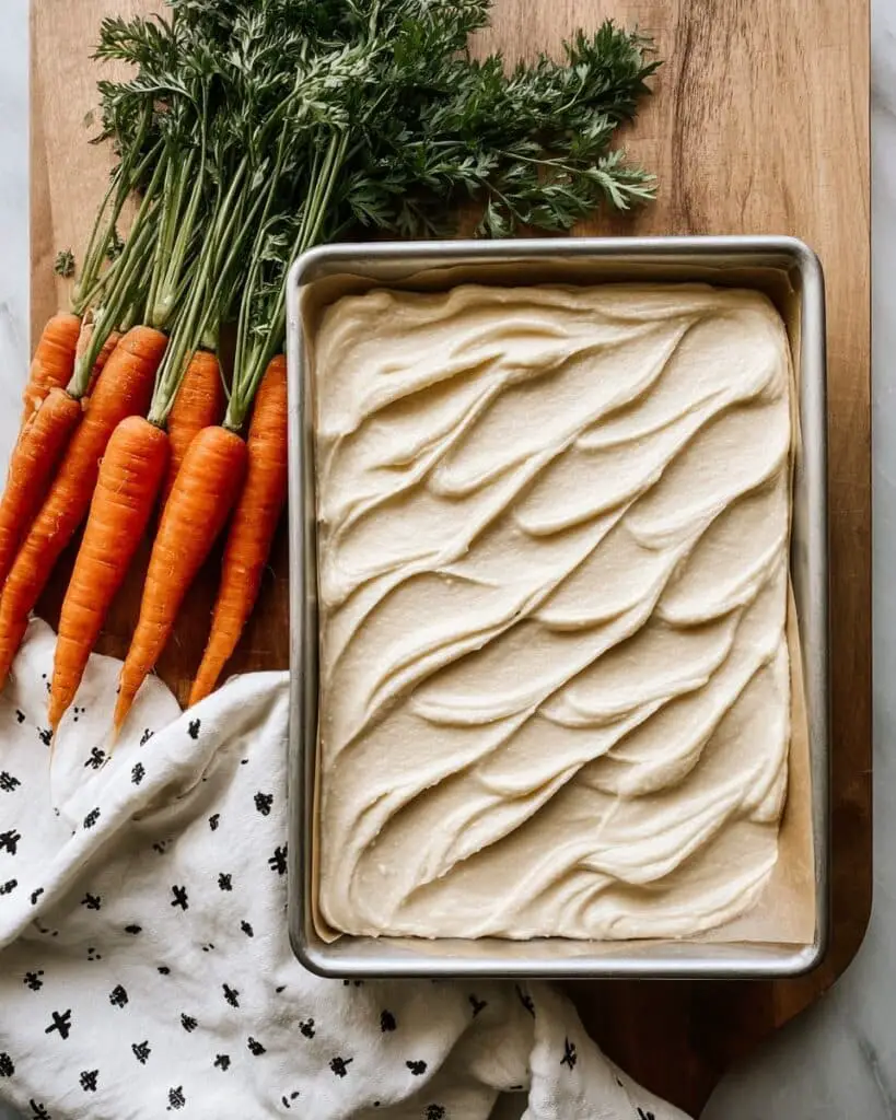 Browned Butter Cream Cheese Frosted Carrot Cake with Sourdough Discard Recipe