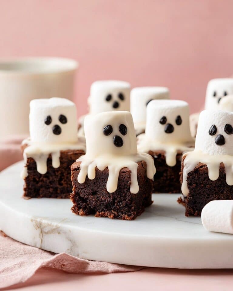 Halloween Ghost Brownies Recipe