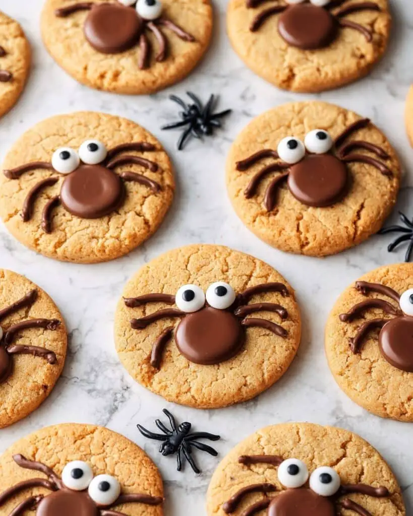 Spider Pumpkin Chocolate Chip Cookies Recipe