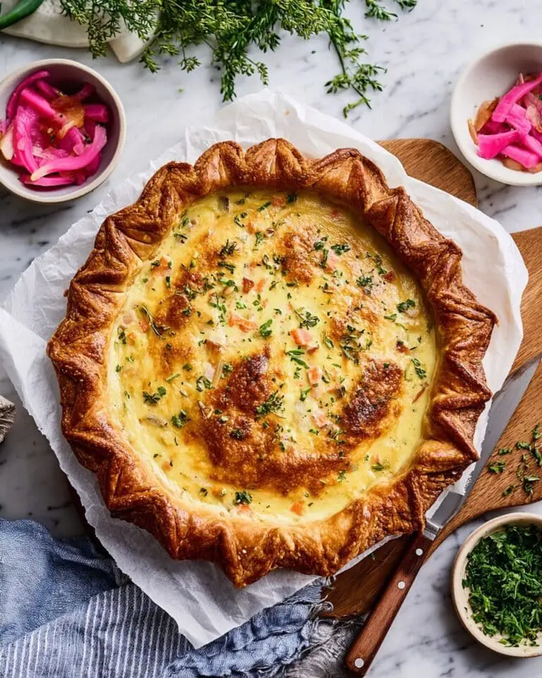 Puff Pastry Smoked Salmon Quiche Recipe