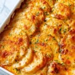 Creamy Cheddar and Gruyère Scalloped Potatoes Recipe