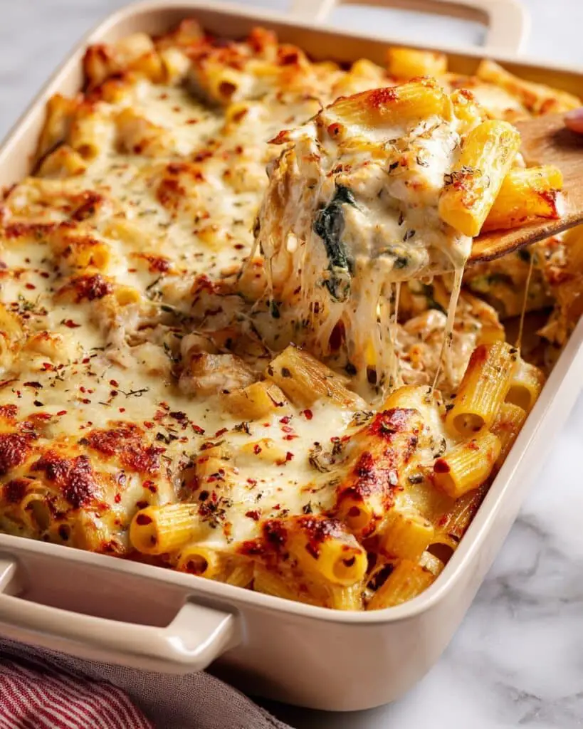 Creamy Chicken Pasta Bake Recipe