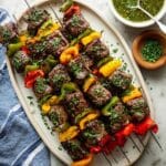 Easy Grilled Chimichurri Steak Kabobs Recipe