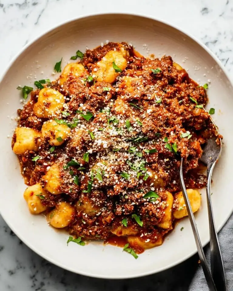 Gnocchi Bolognese Recipe