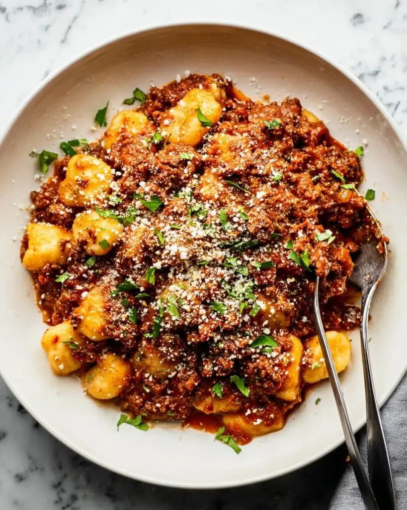 Gnocchi Bolognese Recipe