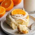 Pillowy Soft & Fluffy Orange Sweet Rolls Recipe