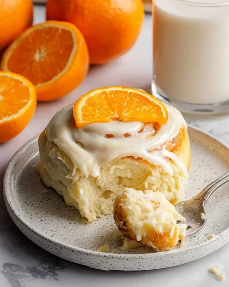 Pillowy Soft & Fluffy Orange Sweet Rolls Recipe