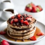 Strawberry Chocolate Chip Buckwheat Pancakes Recipe