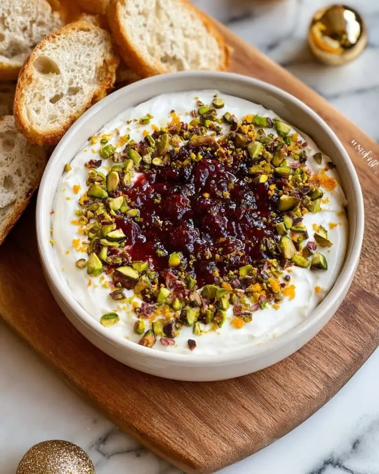 Cranberry Whipped Goat Cheese Dip Recipe