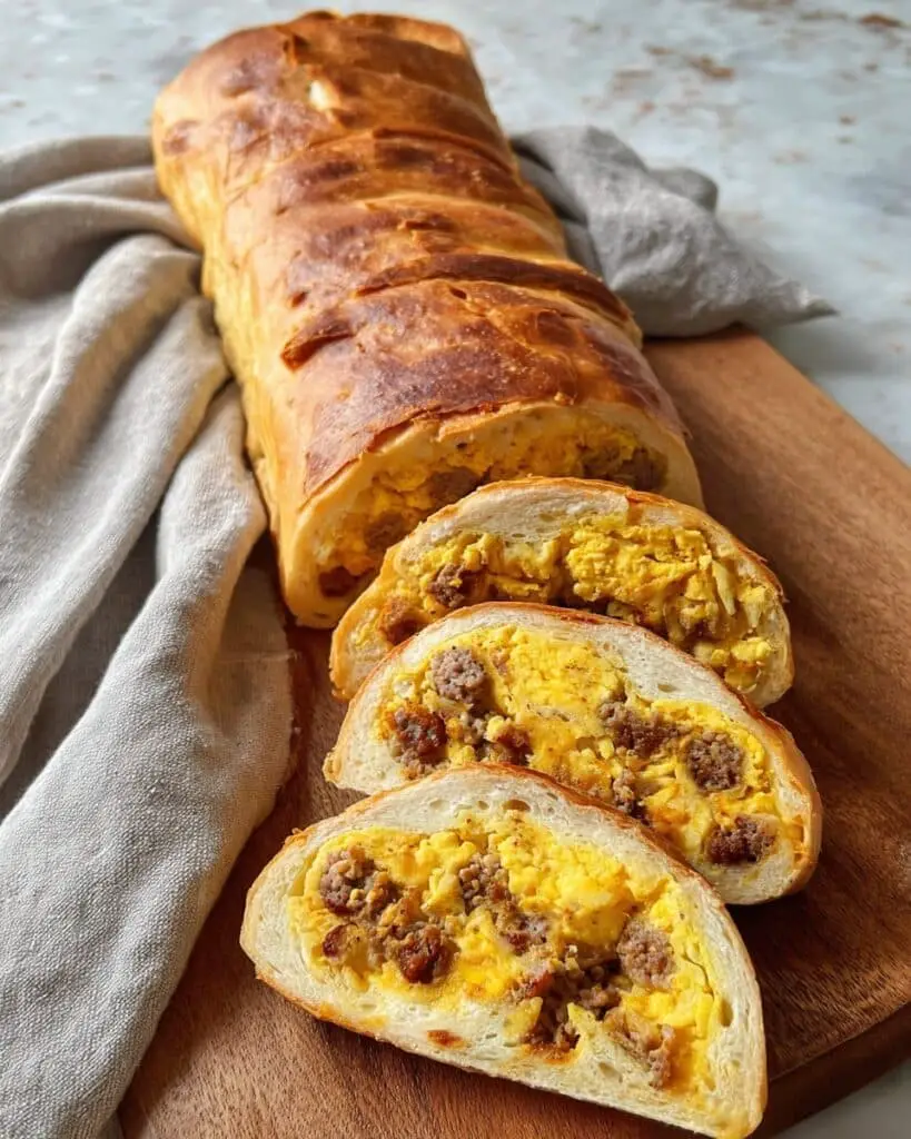 Breakfast Garbage Bread Recipe