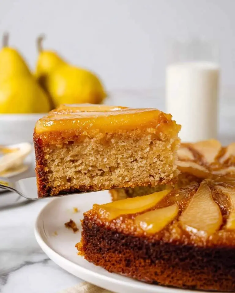Pear Upside-Down Cake Recipe
