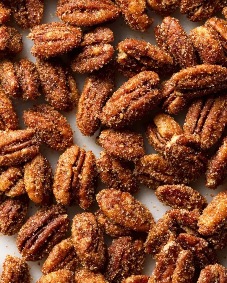 Cinnamon Spiced Candied Pecans Recipe