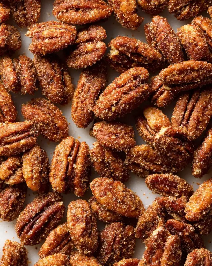 Cinnamon Spiced Candied Pecans Recipe