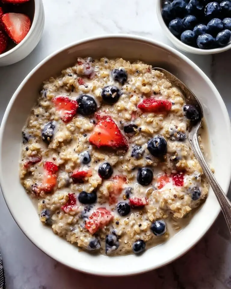 Buckwheat Porridge with Cinnamon, Maple Syrup, and Fresh Fruit Recipe