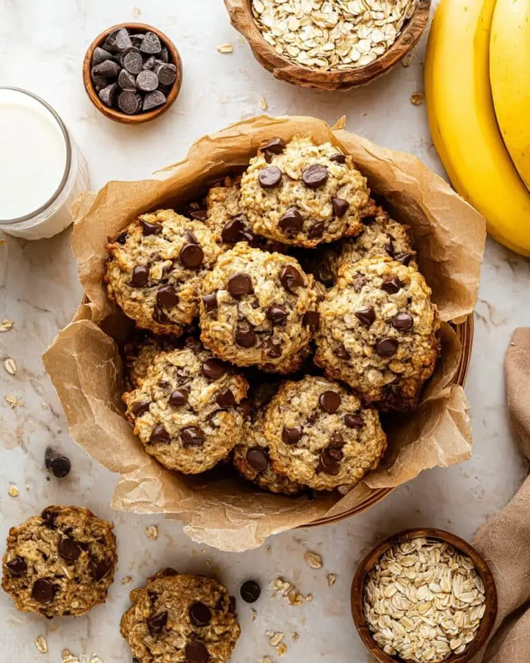 Banana Oatmeal Chocolate Chip Cookies Recipe