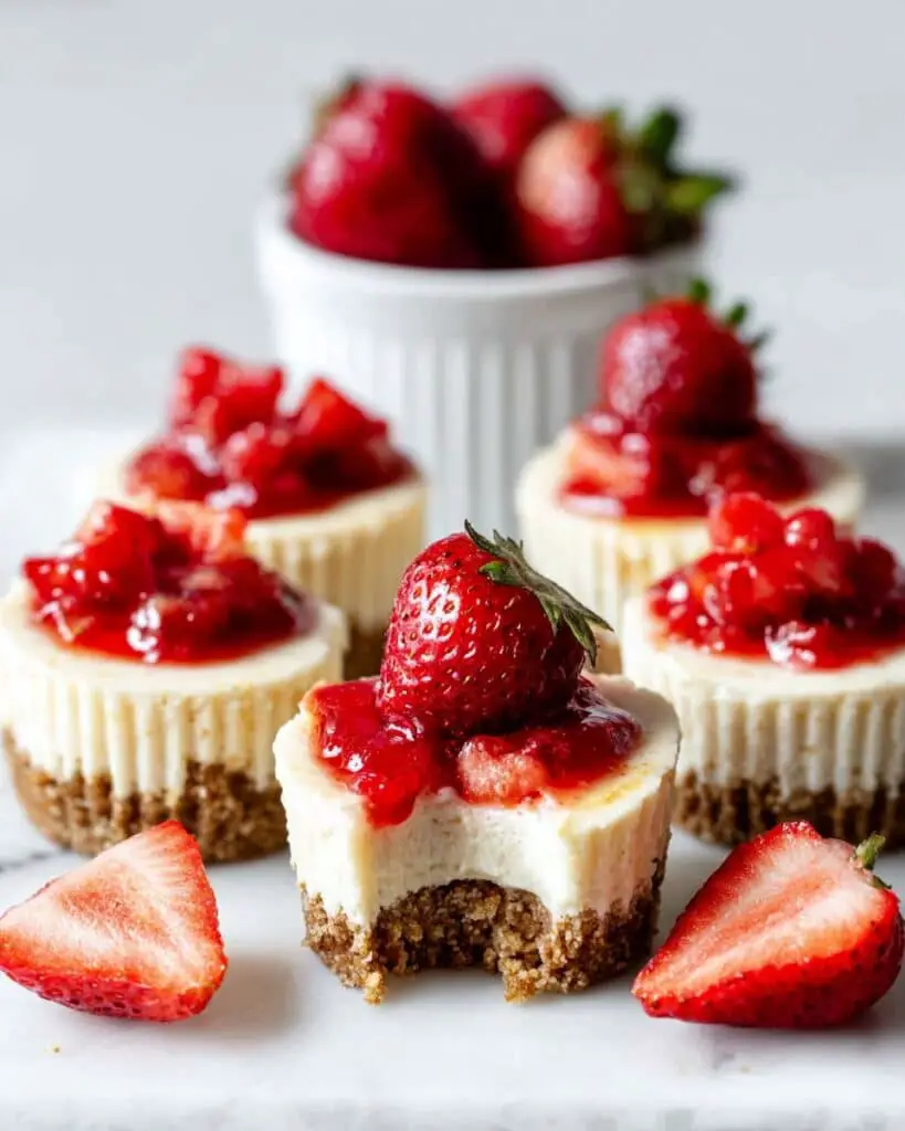 Mini Strawberry Cheesecake Recipe