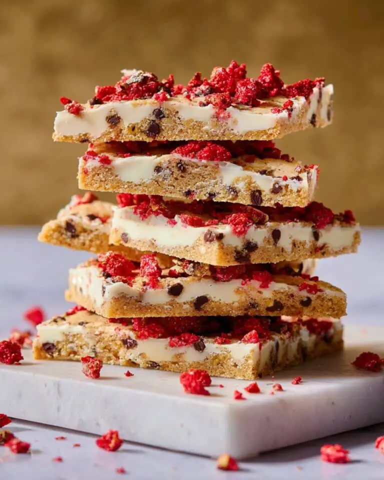 Strawberry Shortcake Puffed Quinoa Bark (with Protein!) Recipe