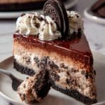 Oreo Cheesecake with Chocolate Ganache and Whipped Cream Recipe
