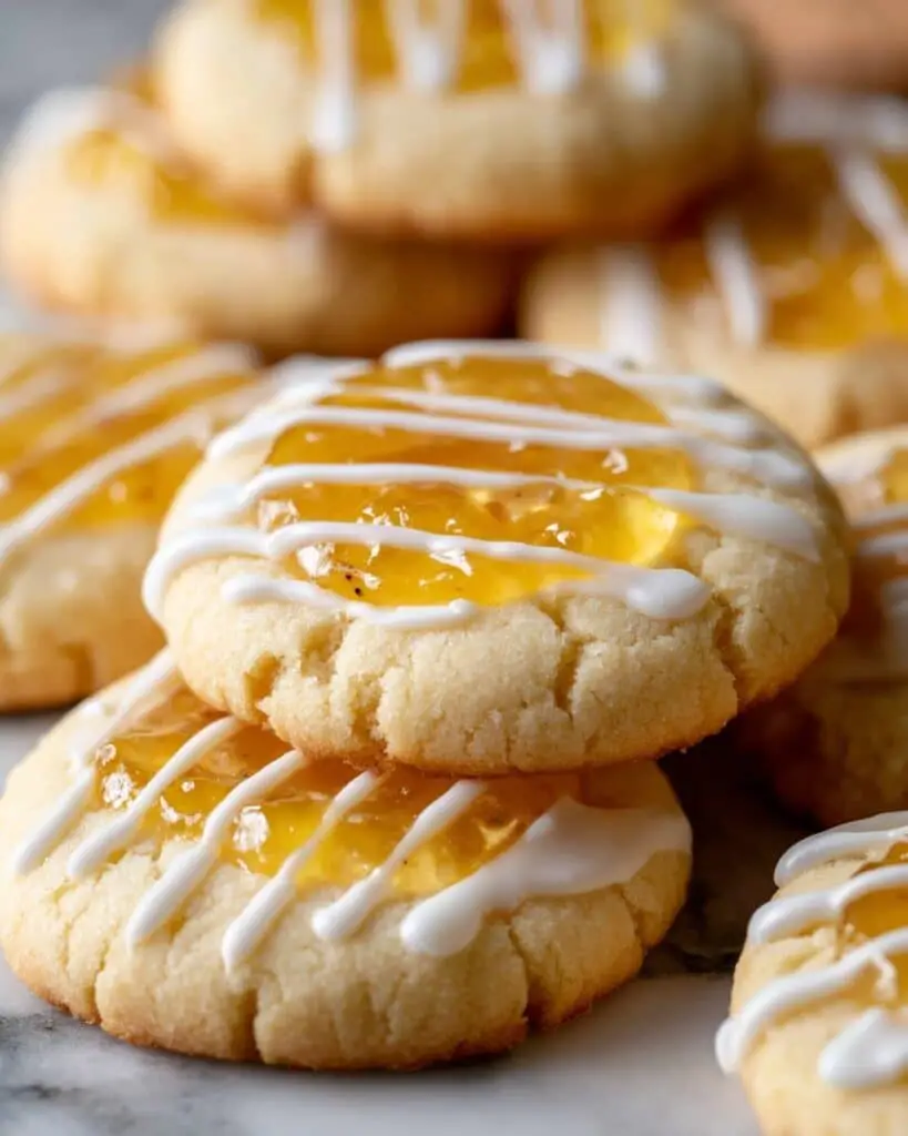 Lemon Curd Cookies with Lemon Glaze Recipe