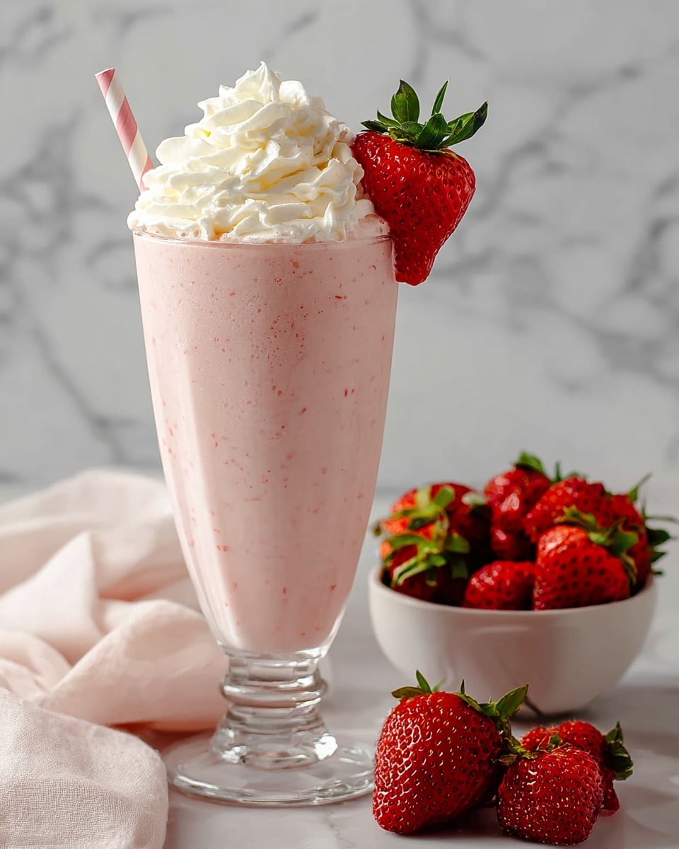 Strawberry Milkshake Recipe