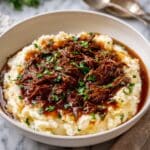 Crockpot Sweet & Savory Jelly Shredded Beef Recipe