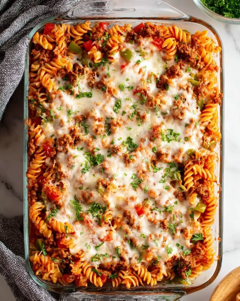 Stuffed Peppers Pasta Casserole Recipe