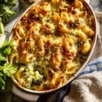 Dump and Bake Chicken Broccoli Alfredo Noodle Casserole Recipe