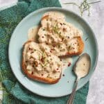 Creamed Turkey on Toast or Biscuits Recipe